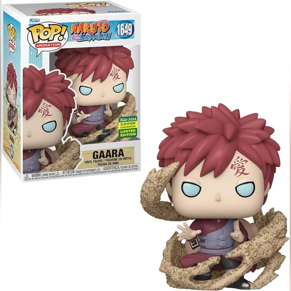 Funko Pop! Naruto 2024 Summer Convention Special Edition Gaara with Sand Effect - Picture 1 of 7
